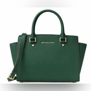 Michael MK Selma Saffiano Leather Satchel